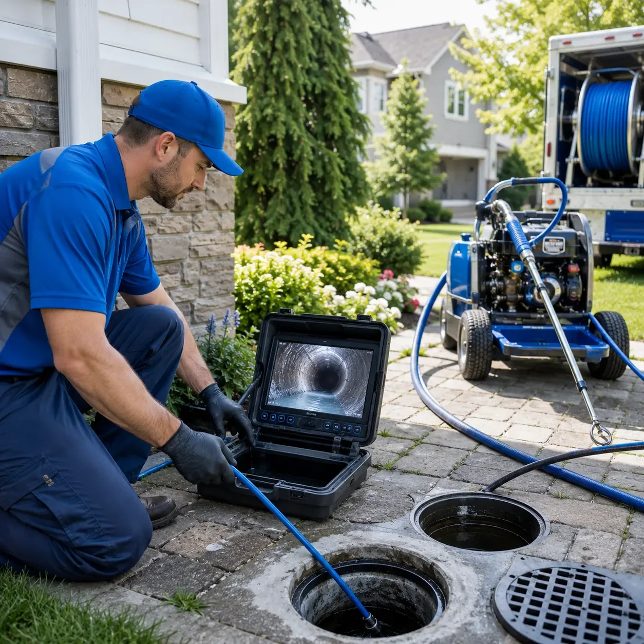 Outdoor drain cleaning professionals serving Mills River, NC